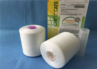 Trung Quốc Pure trắng Twist 50s / 2 Sợi Polyester dệt kim Với ống nhựa nhà cung cấp