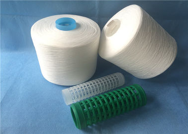 Tái chế Trồng Trắng Virgin 100 Trắng nguyên liệu bằng sợi Polyester 20/2 Với Nhựa Nhựa nhuộm