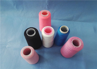 Sợi Polyester kéo sợi 40s / 2 Trên ống nhựa, nhuộm 100% Sợi Polyester