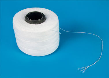 Raw White Spun Polyester Sewing Thread S Twist High Temperature Resistant