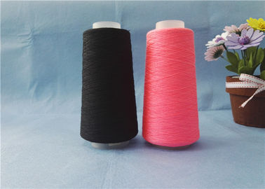 Màu 100% Polyester Core Spun Sợi, Custom dệt Polyester Dệt