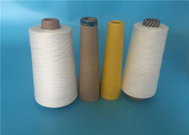 Raw White Bright Pure Polyester TFO Spun Yarn with Knotless and Hairless