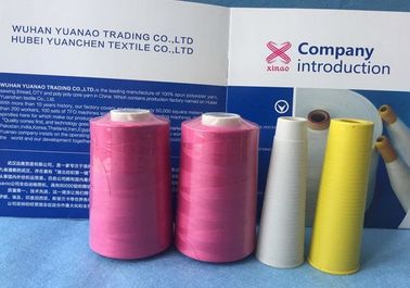 Low Shrinkage Dyed Ring Spun Polyester Knitting Yarn Abrasion - Resistant 