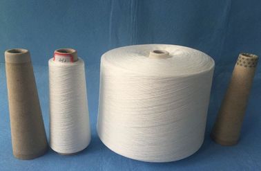 TFO Raw White Ring Spun Recycled Polyester Yarn With Paper Cone 20s/2/3 40s/2 50s/2
