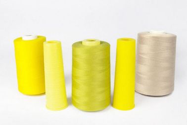 Low Shrinkage Polyester Thread For Sewing Machine Bright Dyed Color AAA Grade