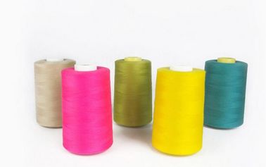 Industrial Virgin Spun Polyester Thread For Embroidery / Sewing / Weaving